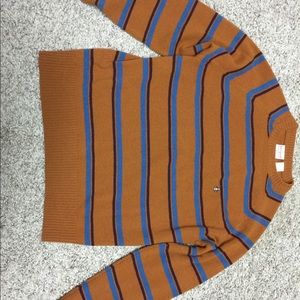 Orange wool Penguin sweater